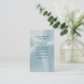 Cartes de visite de thème de plage (Debout devant)