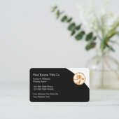 Cartes de visite de thème immobilier classique (Debout devant)