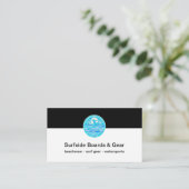 Cartes de visite de thème surf Gear (Debout devant)