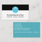Cartes de visite de thème surf Gear (Devant / Derrière)