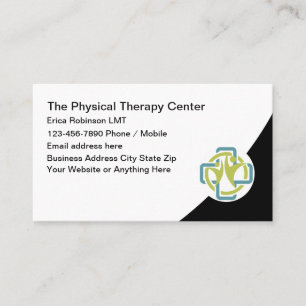 Cartes de visite de thérapeute de clinique de thér