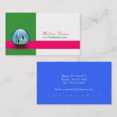 Cartes de visite de thérapeute de famille (Devant / Derrière)