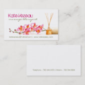 Cartes de visite de thérapeute/esthéticien de (Devant / Derrière)