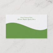 Cartes de visite de thérapie de massage (Dos)