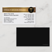 Cartes de visite de thérapie d'infusion de (Devant / Derrière)