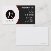 Cartes de visite de tir à l'arc (Devant / Derrière)