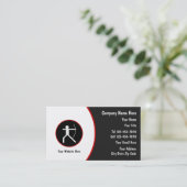 Cartes de visite de tir à l'arc (Debout devant)