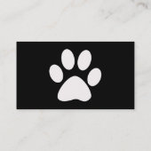 Cartes de visite de toilettage de chien (Dos)