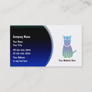 Cartes de visite de toilettage de chien