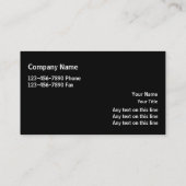 Cartes de visite de toiture (Dos)