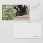 Cartes de visite de toiture (Devant / Derrière)