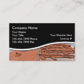 Cartes de visite de toiture (Devant)