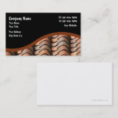Cartes de visite de toiture (Devant / Derrière)