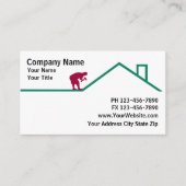 Cartes de visite de toiture (Devant)