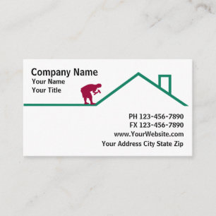Cartes de visite de toiture