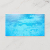 Cartes de visite de tortues de mer illustrés (Dos)