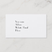 Cartes de visite de Tour Eiffel (Dos)