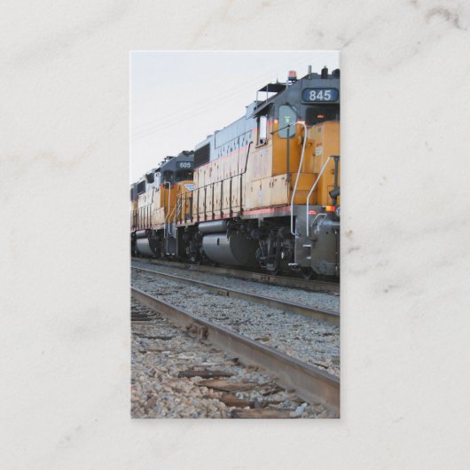 Cartes de visite de train (Devant)