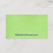 Cartes de visite de train de bébé (Dos)