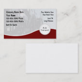 Cartes de visite de transport automobile