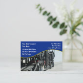 Cartes de visite de transport de messager de (Debout devant)