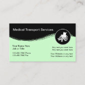 Cartes de visite de transport Médicale (Devant)