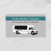 Cartes de visite de transport Médicale non d'urgen (Devant)