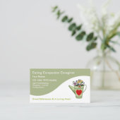 Cartes de visite de travailleur social (Debout devant)