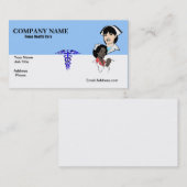 Cartes de visite de travailleur social (Devant / Derrière)