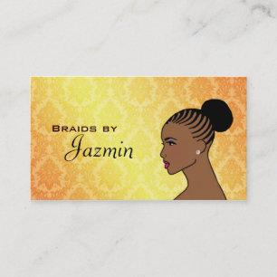 Cartes de visite de tresses