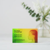 Cartes de visite de tresseuse de cheveux (Debout devant)