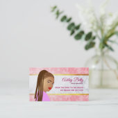 Cartes de visite de tresseuse de cheveux (Debout devant)