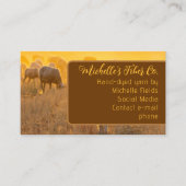 Cartes de visite de Tricot de code QR pour les mou (Devant)