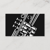 Cartes de visite de trompette (Dos)