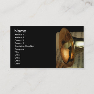 CARTES DE VISITE DE TROMPETTE