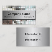 Cartes de visite de tuile de mosaïque (Devant / Derrière)