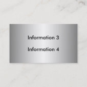 Cartes de visite de tuile de mosaïque (Dos)