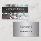 Cartes de visite de tuile de mosaïque (Devant / Derrière)