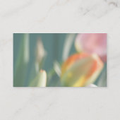 Cartes de visite de tulipes dynamiques (Dos)