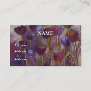 Cartes de visite de "tulipes et de lucioles" -