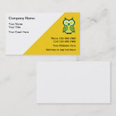 Cartes de visite de tuteur de professeur (Devant / Derrière)