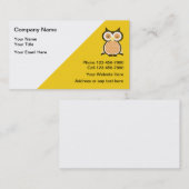 Cartes de visite de tuteur de professeur (Devant / Derrière)