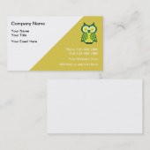 Cartes de visite de tuteur de professeur (Devant / Derrière)