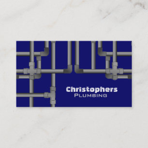 Cartes de visite de tuyauterie