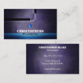 Cartes de visite de tuyauterie (Devant / Derrière)