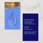 Cartes de visite de tuyauterie (Devant / Derrière)