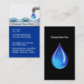 Cartes de visite de tuyauterie (Devant / Derrière)