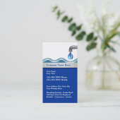 Cartes de visite de tuyauterie (Debout devant)