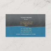 cartes de visite de tuyauterie (Dos)