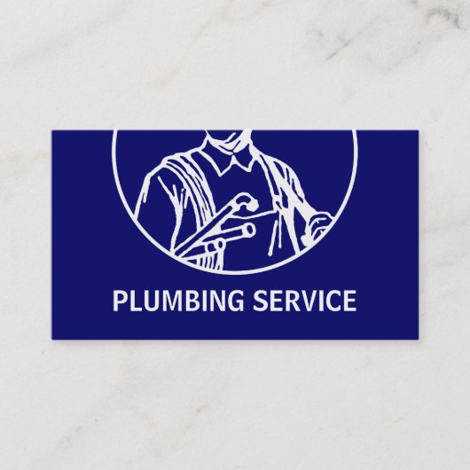 Cartes de visite de tuyauterie (Devant)